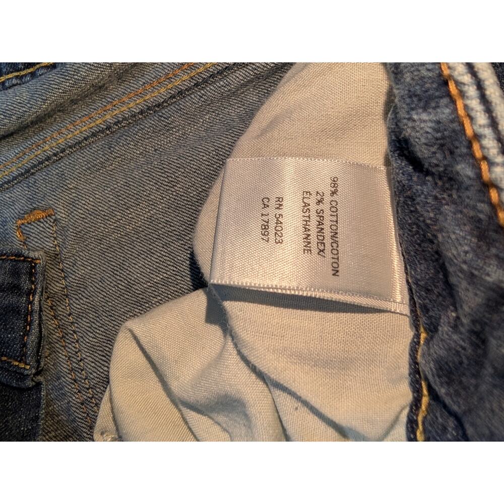 Banana Republic Jeans Womens Size 12 Folded Cuffs Denims Pants Medium Wash - Picture 4 of 8